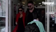 Mia Borisavljević izlazi iz porodilišta