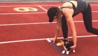 Ko je brži? Ovo štene je pravi mali atletičar