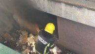 Požar: Gori podrum zgrade na Senjaku