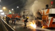 Zvezdin autobus se ponovo zapalio