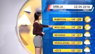 Vremenska prognoza za 22. maj (10:00)