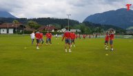 Trening Zvezde na pripremama u Austriji