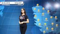 Vremenska prognoza za 27. jun (21:00)