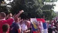 Moskva obojena srpskim bojama! Navijači Srbije raspevano dočekuju meč sa Brazilom