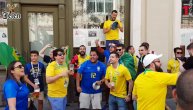 Brazilci se zagrevaju za utakmicu odluke