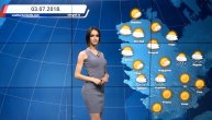 Vremenska prognoza za 2. jul (21:00)
