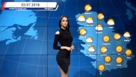 Vremenska prognoza za 3. jul (07:00)