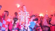 Baklje na sve strane! Hrvati u transu posle izjednačujućeg gola protiv Engleske