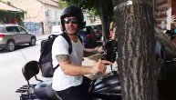 Luka Lazukić je proveo pola sata sa Katjom, pa se bez reči odvezao na motoru