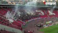 Bakljada Delija i odgovor malog broja Meraklija na stadionu "Rajko Mitić"