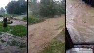 Poplave oko Ljiga, zbog obilnih padavina ulice su potopljene