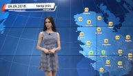 Vremenska prognoza za 9. septembar (21:00)
