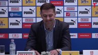 Pogledajte reakciju i odgovor Krstajića na pitanje da li će Prijović i Mitrović igrati zajedno u špicu