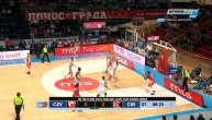 Prvi poeni na utakmici između Crvene zvezde i Cedevite