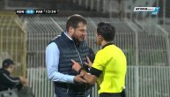 Lalatović podivljao na početku utakmice, Mažić u 13. minutu morao da zaustavi meč
