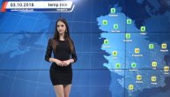 Vremenska prognoza za 2. oktobar (17:00)