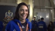 Stefana Veljković oduševljena zlatom i slavljem na "balkonu"