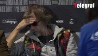 Potresno: Srđan Žika Todorović plače na konferenciji filma "Južni vetar" posle pitanja o Nebojši Glogovcu