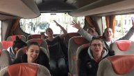 Srpske rukometašice raspevane u autobusu