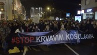 Održan protest opozicije u Beogradu pod nazivom "Stop krvavim košuljama"