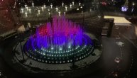 U čast Vladimira Putina fontana na Slaviji u bojama ruske zastave