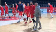 Branko Lazić došao na trening na štakama