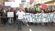 Protest protiv izgradnje mini-hidroelektrane