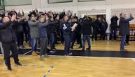 Navijači Partizana ušli na trening košarkaša