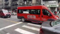 Štrajk kombi prevoznika i radnika "Gea turs"- a