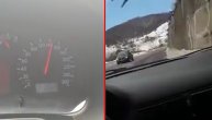 Bahati vozač se hvalio brzinom od 140km/h u krivini, pa se zakucao u vozilo