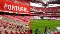 Stadion lisabonske Benfike "La Luž", mesto odigravanja utakmice Portugalije i Srbije