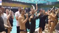 Vaterpolisti Partizana pevali su sa svojim navijačima na Banjici