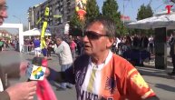 Albanac na maratonu u Jagodini trčao sa zastavom ljubio krst i svi mu aplaudirali