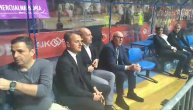 Ostoja Mijailović i Andrea Trinkijeri ušli sa druge strane hale u Pionir