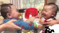 Opšta ekstaza! Bebe ponavljale istu radnju do iznemoglosti, samo da bi se valjale od smeha