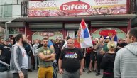 Protest u Borči zbog albanskog orla