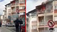 Požar u centru Prokuplja, goreo stan
