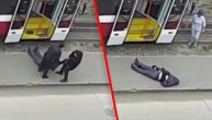 Muškarcu pozlilo u autobusu, putnici i vozač ga izneli i samo ostavili da leži na ulici