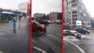 Poplava na uglu Takovske i Cvijićeve ulice