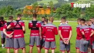 Trening Crvene zvezde i govor Vladana Milojevića