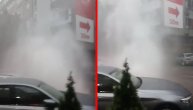 Gejzir usred Beograda, opšti haos na ulicama zbog nevremena