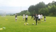 Trening fudbalera Partizana na pripremama u Sloveniji