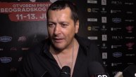 Aco Pejović vrlo raspoložen pred novinarima na festivalu Ulaz