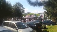 Protest Grobara protiv uprave Partizana