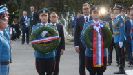 Polaganje venaca na Spomenik braniocima Beograda