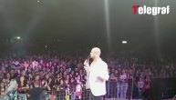 Boban Rajović bacio košulju u publiku