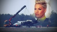 Privatni avion čuvene pevačice Pink se prilikom sletanja zapalio i srušio
