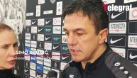 Trener Radnika Simo Krunić posle poraza od Partizana