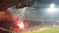 Vatromet navijača Zvezde na Marakani