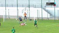 Aleksa Vukanović postiže pogodak za 5:0